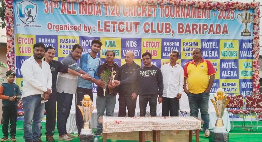 ସର୍ବଭାରତୀୟ ଟି - ଟ୍ୱେଣ୍ଟି କ୍ରିକେଟ ଟୁର୍ଣ୍ଣାମେଣ୍ଟ ଉଦଘାଟିତ ଡି ଆର କେ ଓ ରାଉରକେଲା ବିଜୟୀ