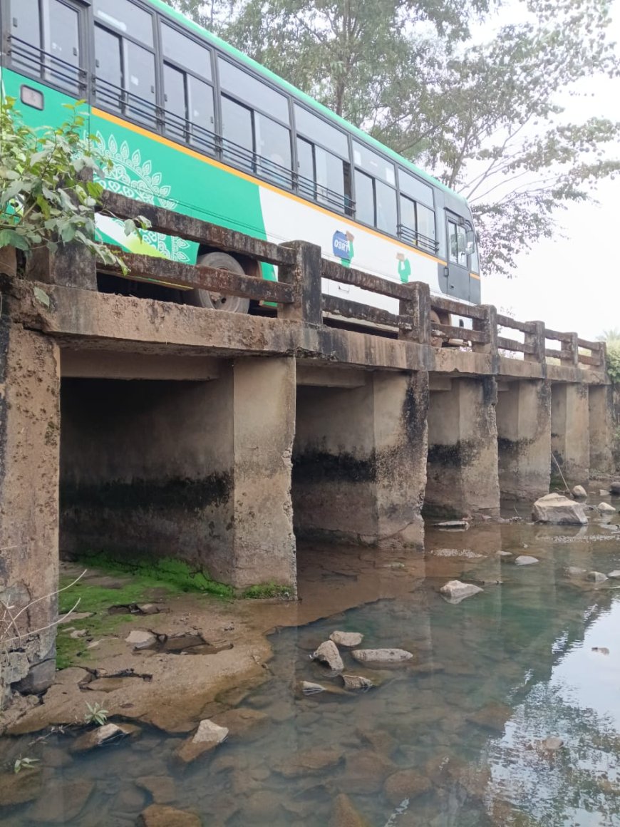 ବିପଦସଙ୍କୁଳ ଅବସ୍ଥାରେ ନୂଆଗାଁ ପୋଲ