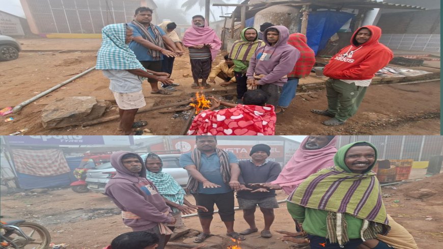 ଶୀତ ରେ ଥରୁଛି କନ୍ଧମାଳ