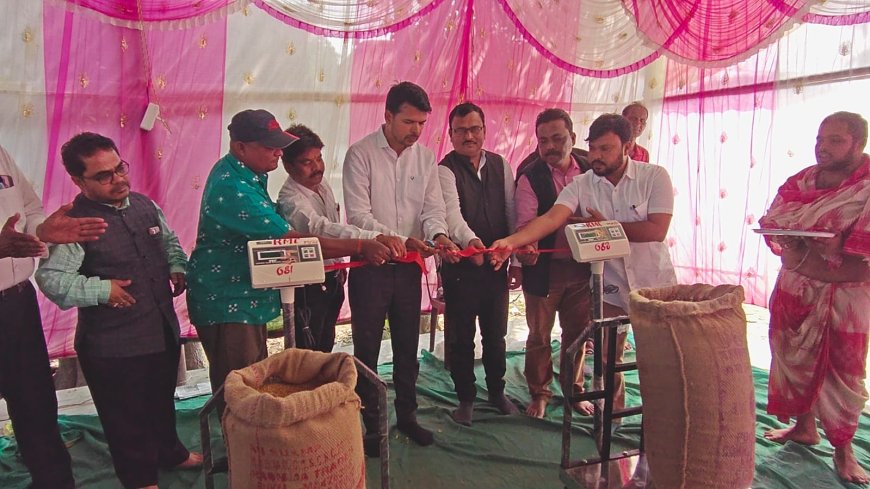 ମାଲକାନଗିରି ଜିଲ୍ଲାରେ ଧାନ କିଣା କାର୍ଯ୍ୟକ୍ରମର ଶୁଭାରମ୍ଭ କଲେ ଜିଲ୍ଲାପାଳ