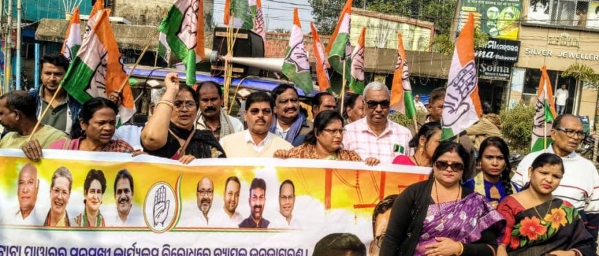 ଟାଟା ପାୱାରର ମନମୁଖୀ କାର୍ଯ୍ୟକୁ ବିରୋଧ ବାରିପଦାରେ ଜିଲ୍ଲା କଂଗ୍ରେସର ପକ୍ଷରୁ ବିକ୍ଷୋଭ 300 ୟୁନିଟ ମାଗଣା ବିଜୁଳି ପ୍ରଦାନ ବିଜେପିର ଏକ ନିର୍ବାଚନୀ ଚାଲ ଥିଲା