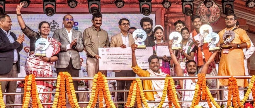 ରାଜ୍ୟସ୍ତରୀୟ ଯୁବ ଉତ୍ସବରେ ମୟୁରଭଞ୍ଜର ସଫଳତା  ଜାତୀୟସ୍ତରରେ ଭାଗନେବ ଲୋକଗୀତ ଦଳ