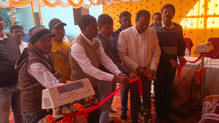 ବିଜାତଳା ଓ  ବାଡାମତଳିଆ ଲ୍ୟାମ୍ପସ ରେ ଧାନ ମଣ୍ଡି ଉଦଘାଟନ