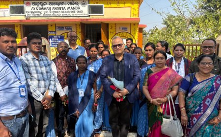 ନୀତି ଆୟୋଗ କେନ୍ଦ୍ରୀୟ ପ୍ରଭାରୀଙ୍କ ଆକାଂକ୍ଷି ବ୍ଲକ୍ କୋମନା  ପରିଦର୍ଶନ