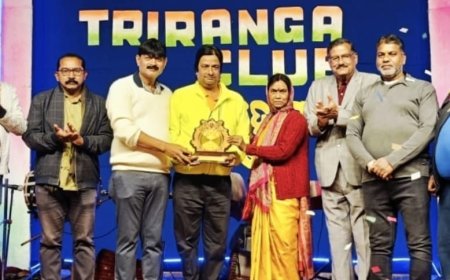 ତ୍ରିରଙ୍ଗା କ୍ଲବ ଦ୍ୱାରା ସମ୍ବର୍ଦ୍ଧିତ ହେଲେ ଶିକ୍ଷକ ସୋମନାଥ ସିଂହ