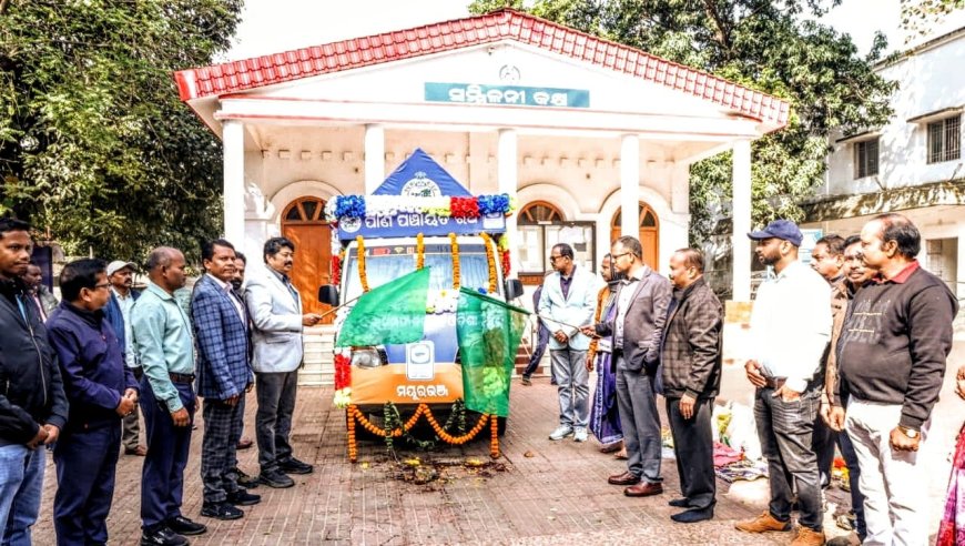 ପାଣି ପଂଚାୟତ ସଚେତନତା ରଥର ଶୁଭାରମ୍ଭ ଜଳର ସୁଷମ ବଣ୍ଟନ ହେଲେ ଉତ୍ପାଦନ ବୃଦ୍ଧିସହ ଆର୍ଥିକ ବିକାଶ ସମ୍ଭବ