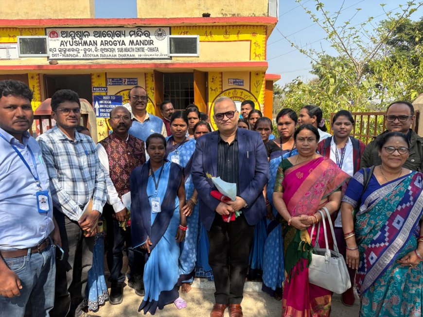 ନୀତି ଆୟୋଗ କେନ୍ଦ୍ରୀୟ ପ୍ରଭାରୀଙ୍କ ଆକାଂକ୍ଷି ବ୍ଲକ୍ କୋମନା  ପରିଦର୍ଶନ