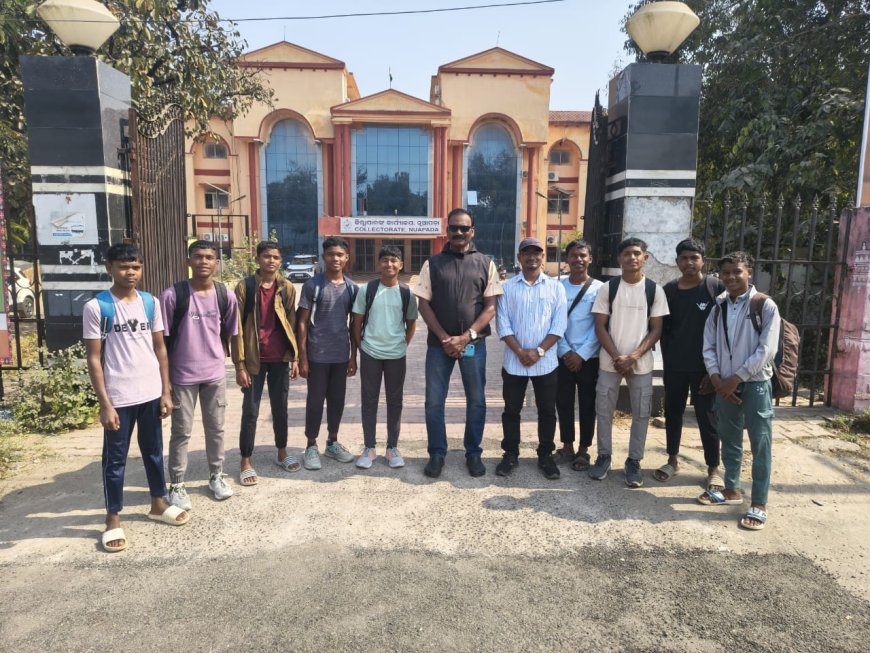 ନୂଆପଡ଼ା ଖେଳାଳିଙ୍କ  ଲନ୍ ବଲ୍ କ୍ଷେତ୍ରରେ ପ୍ରବେଶ:ରାଜ୍ୟ ସ୍ତରୀୟ ପ୍ରତିଯୋଗିତା ପାଇଁ ଦଳର ବଲାଙ୍ଗୀର ଗସ୍ତ