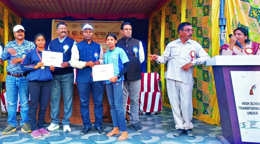 ପିଏମ ଶ୍ରୀ ନେସନାଲ ଉଚ୍ଚ ବିଦ୍ୟାଳୟର ବାର୍ଷିକ କ୍ରୀଡା ଉତ୍ସବ ଉଦଯାପିତ