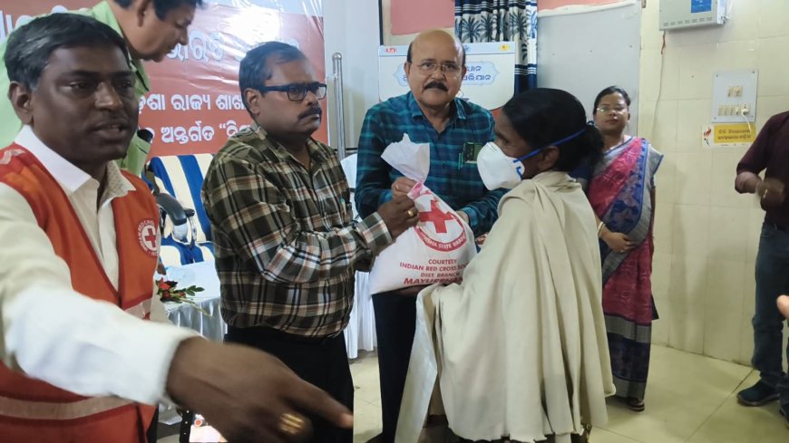 ଭାରତୀୟ ରେଡ଼କ୍ରସ ସଂସ୍ଥା ଦ୍ଵାରା ଯକ୍ଷ୍ମା ରୋଗୀଙ୍କୁ ପୁଷ୍ଟିକର ଖାଦ୍ୟ ପ୍ୟାକେଟ ବଣ୍ଟନ କାର୍ଯ୍ୟକ୍ରମର ଶୁଭାରମ୍ଭ