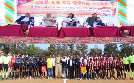 ଉପଖଣ୍ଡ କ୍ରୀଡା ସଂଘ କପ : ରାଜ୍ୟ ସ୍ତରୀୟ ଫୁଟବଲ ଚମ୍ପିୟାନସିପ ଉଦଘାଟିତ: ଏଫ. ସି. ସମ୍ବଲପୁର ବିଜୟୀ