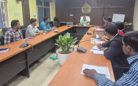 ନୂଆପଡା ଜିଲ୍ଲାପାଳଙ୍କ ଜନସ୍ଵାସ୍ଥ୍ୟ ବିଭାଗର ସମୀକ୍ଷା ବୈଠକ:ଗ୍ରୀଷ୍ମଋତୁ ପୂର୍ବରୁ ପାନୀୟ ଜଳ ସମସ୍ୟାର ସମାଧାନ ପାଇଁ ଜିଲ୍ଲାପାଳଙ୍କ ନିର୍ଦ୍ଦେଶ