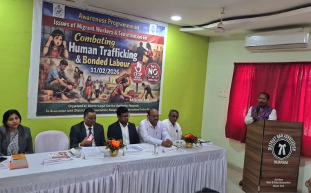 ନୂଆପଡା ଜିଲ୍ଲା ଆଇନ ସେବା ପ୍ରାଧିକରଣ ଆନୁକୂଲ୍ୟରେ ପ୍ରବାସୀ ଶ୍ରମିକଙ୍କ ସଚେତନତା ଶିବିର ଅନୁଷ୍ଠିତ