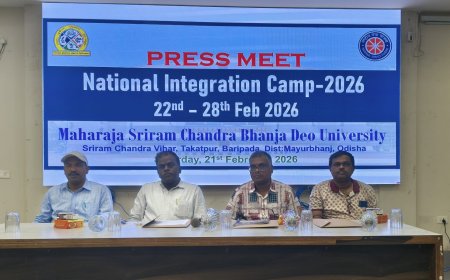 ଜାତୀୟ ସଂହତି ଶିବିର-୨୦୨୬ ମହାରାଜା ଶ୍ରୀରାମ ଚନ୍ଦ୍ର ଭଞ୍ଜଦେଓ ବିଶ୍ୱବିଦ୍ୟାଳୟ