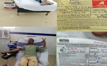 ସିକିଲିଙ୍ଗ ରୋଗୀଙ୍କୁ ରକ୍ତଦାନ କଲେ ଦୁଇ ସଚେତନ ଯୁବକ