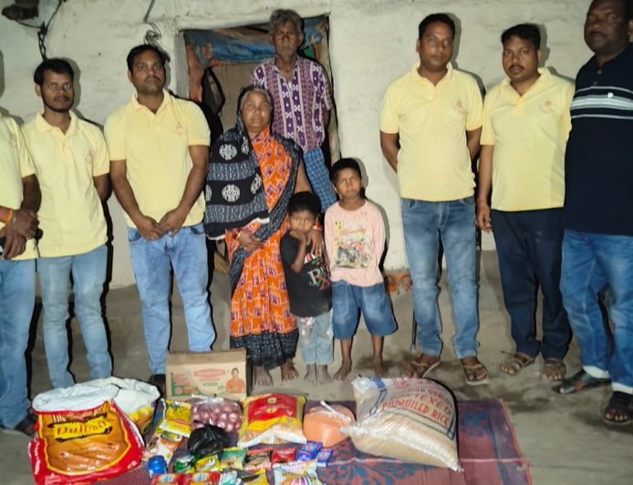 ଚାରିଟେବଲ ଟ୍ରଷ୍ଟ  ପହଞ୍ଚିଥିଲା  ପୀଡିତ ପରିବାର ନିକଟକୁ