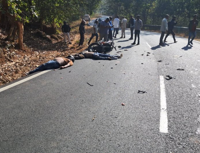 ବୋଲେର୍ ପିକଅପ ସହ ବାଇକ ମୁହାମୁହିଁ ଧକ୍କା, ୨ ମୃତ୍ୟୁ