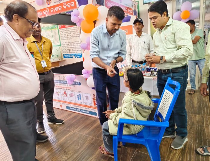 ଜିଲ୍ଲା ସ୍ତରୀୟ ଜାତୀୟ କୃମି ନାଶକ ଦିବସ ପାଳିତ