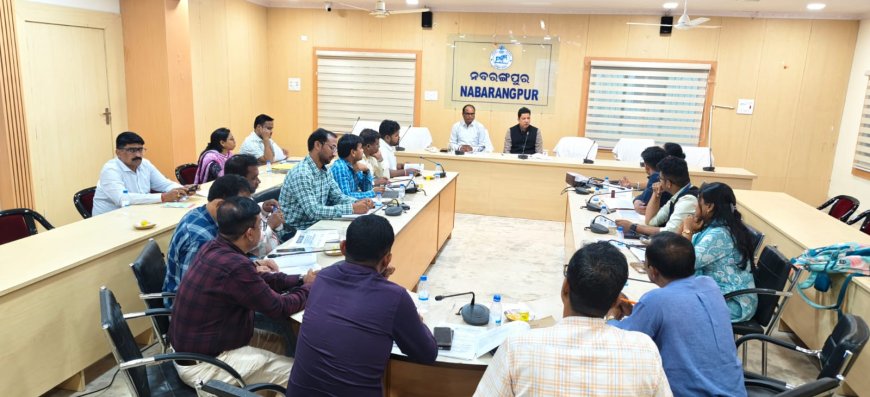 ନବରଙ୍ଗପୁର ଜିଲ୍ଲାରେ ସମ୍ପୂର୍ଣ୍ଣତା ଅଭିଯାନ ୨ .୦ ଶୁଭାରମ୍ଭ ପାଇଁ ପ୍ରସ୍ତୁତି ବୈଠକ ଅନୁଷ୍ଠିତ