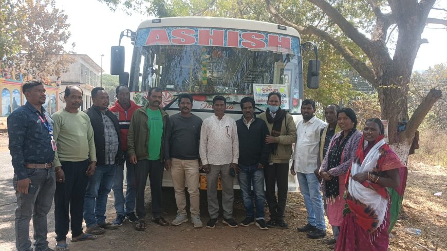 ।। ପାଡ଼ୁଆ ଠାରୁ ମାଲକାନଗିରି କୁନିଗାଡ଼ା ପାଇଁ ନୂତନ ବସ୍ ସେଭା ଉଦ୍ଘାଟନ ।।