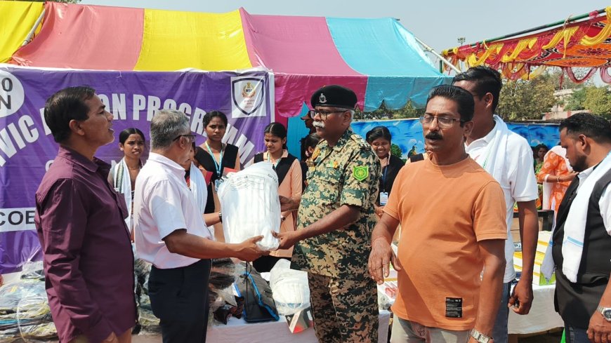 ବିଏସଏଫ ପକ୍ଷ୍ୟରୁ ଜନ ସମ୍ପର୍କ ଶିଶିର, ଦୁର୍ଗମ ଅଂଚଳକୁ ମୁଖ୍ୟ ଧାରା ସହ ଯୋଡ଼ି ରଖିବାକୁ ସର୍ବଦା ପ୍ରୟାସ