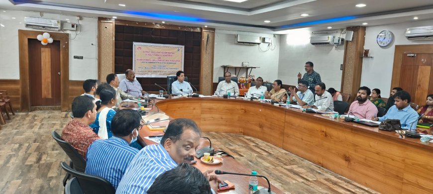 ଜିଲ୍ଲା ସ୍ତରୀୟ ସ୍ବାସ୍ଥ୍ୟ ଓ ସମାଜ କଲ୍ୟାଣ ବିଭାଗ ର ଯୁଗ୍ମ ସମୀକ୍ଷା ବୈଠକ