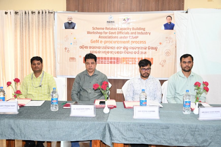 ନବରଙ୍ଗପୁରରେ ସରକାରୀ ଅଧିକାରୀ ଏବଂ ଶିଳ୍ପ ଉଦ୍ୟୋଗୀ ଙ୍କ ନିମନ୍ତେ(RAMP) ଅଧୀନରେ ଯୋଜନା ସମ୍ପର୍କିତ କ୍ଷମତା ବୃଦ୍ଧି କର୍ମଶାଳା ଆୟୋଜିତ