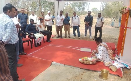 ଦୁଇ ଦୁଇଟି ପ୍ରକଳ୍ପର ଶିଳାନ୍ୟାସ କଲେ ମାନ୍ୟବର ମନ୍ତ୍ରୀ ଶ୍ରୀଯୁକ୍ତ ଗଣେଶ ସିଂ ଖୁଣ୍ଟିଆ