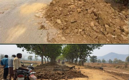 ଠିକାଦାର ଏବଂ ଯନ୍ତ୍ରୀ ଙ୍କ ମନମାନି କାର୍ଯ୍ୟ କୁ ନେଇ ଅଞ୍ଚଳବାସୀ ଅସନ୍ତୁଷ୍ଟ:ସୂଚନା ଫଳକ ବୋର୍ଡ ନାହିଁ, ଅଟକଳ ପରିମାଣ କାର୍ଯ୍ୟ ଆରମ୍ଭ ଏଵଂ ଶେଷ ତାରିଖ ଲୁଚାଇବା କାରଣ କଣ?