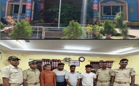 ଜୁନାଗଡ଼ ପୋଲିସକୁ ମିଳିଲା ବଡ଼ ସଫଳତା।  ସାଇବର ଠକେଇ ମାମଲାରେ ୪ ଗିରଫ। ଲୋକଙ୍କ ଠାରୁ ୧୪ ଲକ୍ଷ ୫୫ ହଜାର କରିଥିଲେ  ଠକେଇ