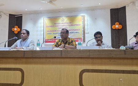 ମାଲକାନଗିରି ବିଧାନସଭା ନିର୍ବାଚନ ମଣ୍ଡଳୀ ଉନ୍ନୟନ କମିଟି ବୈଠକ ଅନୁଷ୍ଠିତ:ପ୍ରତ୍ୟେକ ବ୍ଲକରୁ ୩ଟି ଲେଖାଏଁ ଗାଁ କୁ ଚୟନ କରି ଆଦର୍ଶ ଗ୍ରାମ ଭାବେ ଗଢ଼ି ତୋଳିବାକୁ ବିଧାୟକଙ୍କ ଘୋଷଣା