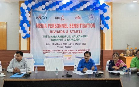 ଏଚଆଇଭି/ଏଡସ ନିରାକରଣ ପାଇଁ ସାମ୍ବାଦିକଙ୍କ ଭୂମିକା ଗୁରୁତ୍ୱପୂର୍ଣ୍ଣ: କୋରାପୁଟରେ ଅନୁଷ୍ଠିତ ସ୍ୱତନ୍ତ୍ର କର୍ମଶାଳା ଯୋଗ ଦେଲେ ମାଲକାନଗିରି ସାମ୍ବାଦିକ