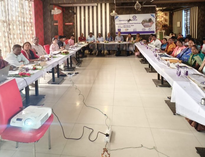 ଜିଲ୍ଲା ସ୍ତରୀୟ ଉତ୍ତମ ଅଭ୍ୟାସ ର କର୍ମଶାଳା ଅନୁଷ୍ଠିତ