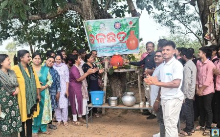 ମୟୁରଭଞ୍ଜ କଲେଜ ଅଫ ଆକାଉଣ୍ଟନସି ଆଣ୍ଡ ମ୍ୟାନେଜମେଣ୍ଟ ଦ୍ୱାରା ଜଲଛତ୍ର କେନ୍ଦ୍ର ଉଦଘାଟିତ