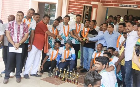 ରାଜ୍ୟସ୍ତରୀୟ ଭଲିବଲ ଚମ୍ପିୟାନସିପ  ମୟୁରଭଞ୍ଜ ପୋଲିସ ଦଳ ଚମ୍ପିୟାନ