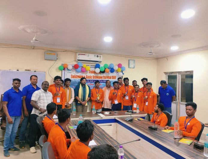 ମାଲକାନଗିରିରେ ସନ୍ତରଣ ଓ ଜୀବନ ରକ୍ଷା କୌଶଳ ପ୍ରଶିକ୍ଷଣ ଶିବିର ଉଦଯାପିତ