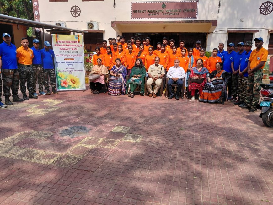 ସନ୍ତରଣ ଶିକ୍ଷା ଓ ପାଣିରେ ବୁଡି ବଞ୍ଚିବାର  ମୌଳିକ କୌଶଳ ପ୍ରଶିକ୍ଷଣ ଶିବିର ଅନୁଷ୍ଠିତ