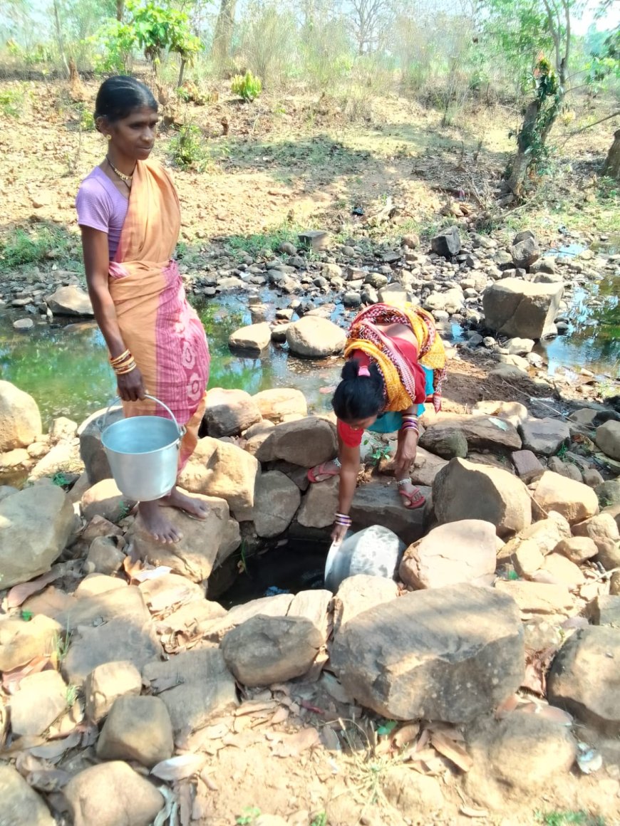 ନୂତନ ନଳକୂଅ ଖନନ କେବେ କରିବେ ଜିଲ୍ଲା ପ୍ରଶାସନ:ପଶୁ ମାନଙ୍କ ପରି ଗୋଳିଆ ପାଣି ପିଇ ଶୋଷ ମେଣ୍ଟାଉ ଛନ୍ତି ଲୋକ