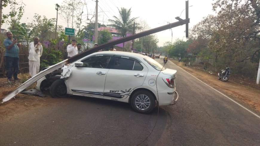 ପରୀକ୍ଷାର୍ଥୀ ମାନେ ବଡ ଦୁର୍ଘଟଣାରୁ ବର୍ତ୍ତିଲେ