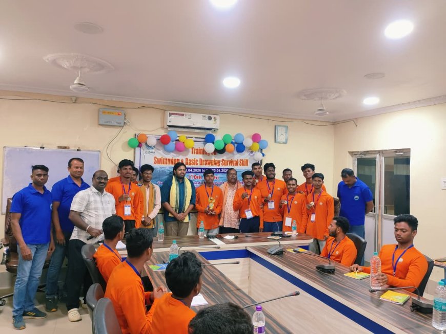 ମାଲକାନଗିରିରେ ସନ୍ତରଣ ଓ ଜୀବନ ରକ୍ଷା କୌଶଳ ପ୍ରଶିକ୍ଷଣ ଶିବିର ଉଦଯାପିତ