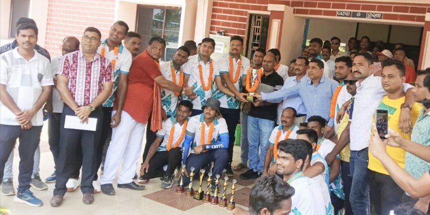 ରାଜ୍ୟସ୍ତରୀୟ ଭଲିବଲ ଚମ୍ପିୟାନସିପ  ମୟୁରଭଞ୍ଜ ପୋଲିସ ଦଳ ଚମ୍ପିୟାନ