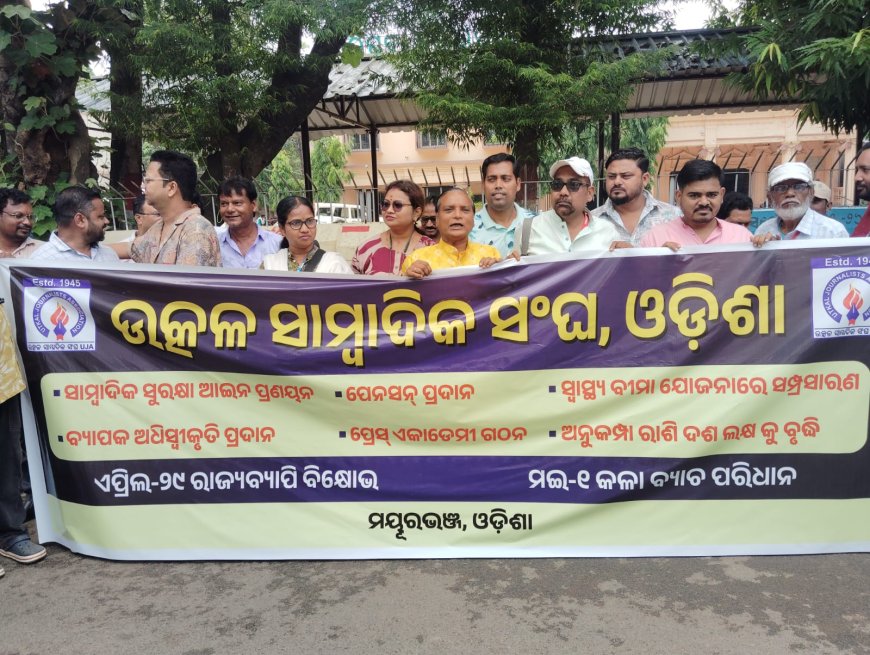 Journalists Take to the Streets for Their Rights; Submit Memorandum