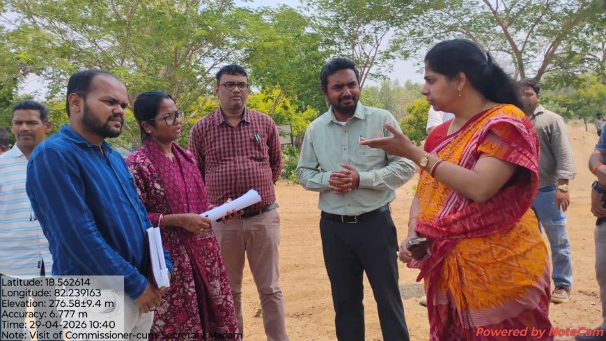 ମାଲକାନଗିରିରେ ଗ୍ରାମ୍ୟ ଉନ୍ନୟନ ସଚିବ ଯାମିନୀ ଷଡ଼ଙ୍ଗୀ:ଭିତ୍ତିଭୂମିର ସମୀକ୍ଷା ସହ ଜିଏସଟି ପାଳନ ପାଇଁ କଡ଼ା ନିର୍ଦ୍ଦେଶ