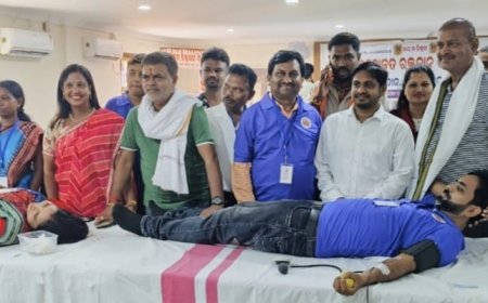 ଜନ୍ମଦିନରେ ରକ୍ତଦାନ ଶିବିର ଆୟୋଜିତ ( ୨୫ ୟୁନିଟ ରକ୍ତ ସଂଗ୍ରହ )