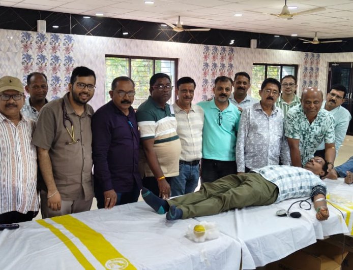 ମୟୁରଭଞ୍ଜ କେମିଷ୍ଟ ଓ ଡ୍ରାଗିଷ୍ଟ ଏସୋସିଏସନ ଆନୁକୂଲ୍ୟରେ ରକ୍ତଦାନ ଶିବିର ଆୟୋଜିତ