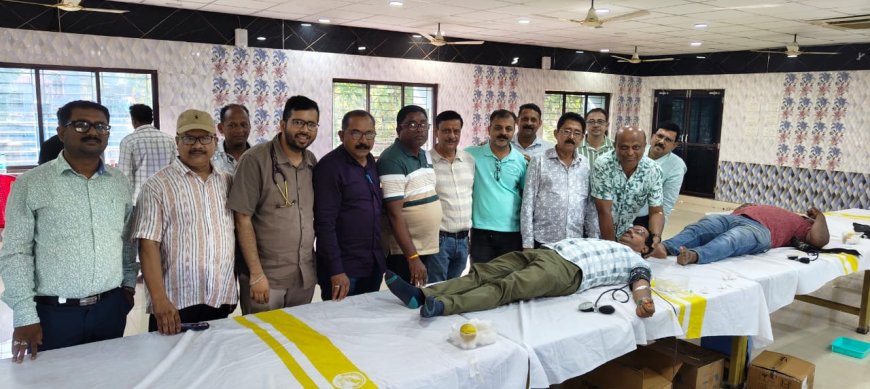 ମୟୁରଭଞ୍ଜ କେମିଷ୍ଟ ଓ ଡ୍ରାଗିଷ୍ଟ ଏସୋସିଏସନ ଆନୁକୂଲ୍ୟରେ ରକ୍ତଦାନ ଶିବିର ଆୟୋଜିତ
