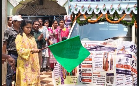 ବାରିପଦାରେ ଏସ୍‌ଆଇଆର୍-୨୦୨୬ ସଚେତନତା ରଥର ଶୁଭାରମ୍ଭ