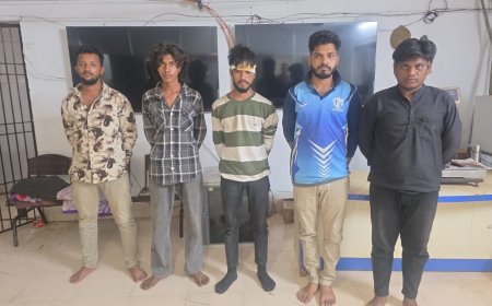 ପାଞ୍ଚ ଡକାୟତଙ୍କୁ ବାନ୍ଧିଲା ପୋଲିସ