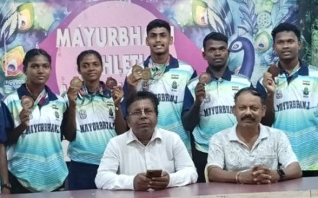 ରାଜ୍ୟସ୍ତରୀୟ ଖେଳକୁଦ ଚମ୍ପିୟାନସିପରେ ମୟୁରଭଞ୍ଜର ସଫଳତା (୪ ସ୍ବର୍ଣ୍ଣ, ୫ରୌପ୍ୟ ଓ ୬ ବ୍ରୋଞ୍ଜ ପଦକ ହାସଲ )