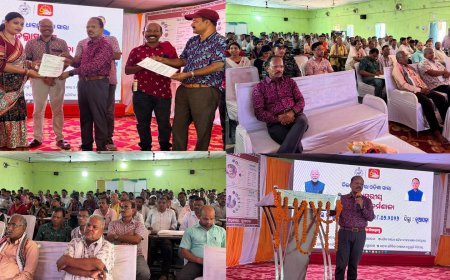 ବିକାଶର ଧାରା, ଓଡ଼ିଶା ସାରା’: ନୂଆପଡାରେ ଜିଲ୍ଲାସ୍ତରୀୟ ଜୈବିକ ଚାଷ କର୍ମଶାଳା ଅନୁଷ୍ଠିତ ।   “ଆସନ୍ତୁ, ଆମେ ମିଳିମିଶି ଜୈବିକ ଚାଷ କରିବା ଓ ମୃତ୍ତିକାର ସ୍ୱାସ୍ଥ୍ୟ ଭଲ ରଖିବା” – ଜିଲ୍ଲାପାଳ
